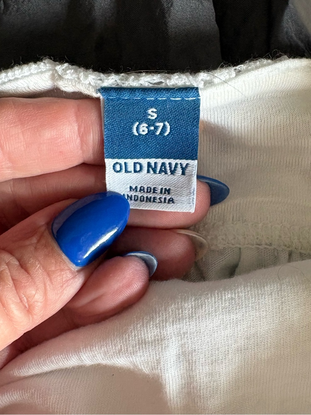 Old Navy White Flowy Girls Tank Size 6/7 - Picture 3 of 5